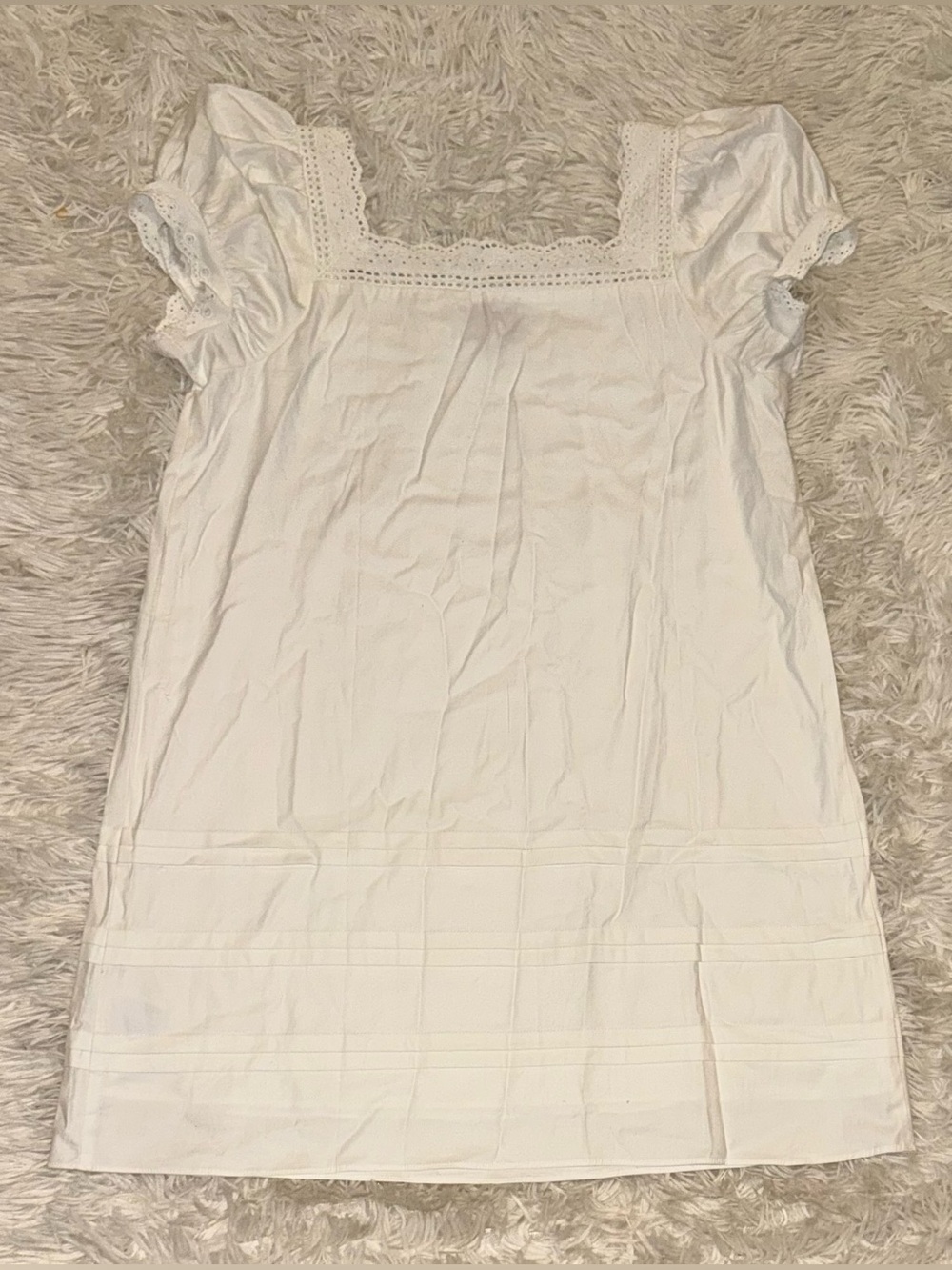 NEW Reformation Joliette cotton mini white dress sz S - Picture 6 of 8